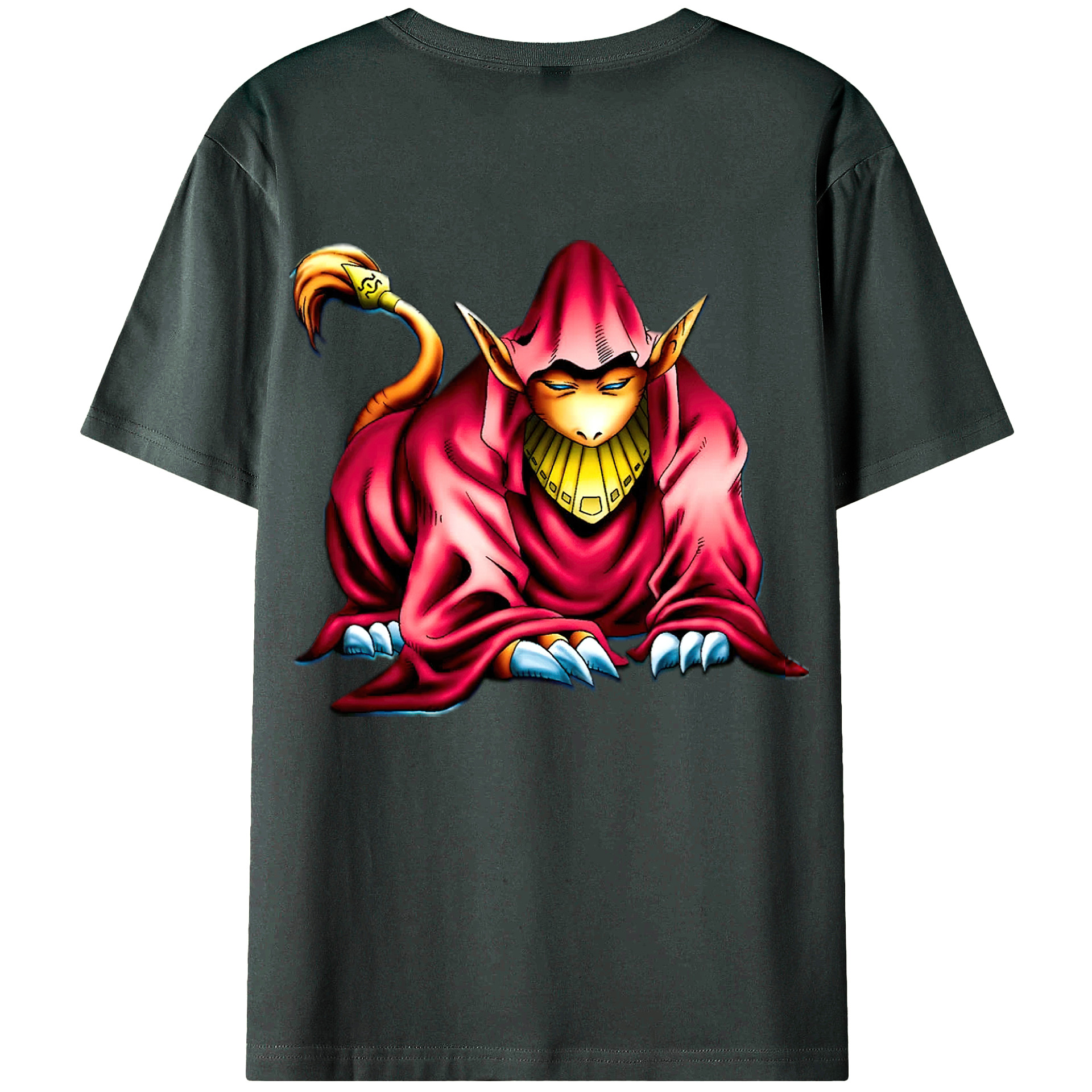 （画像用） 遊☆戯☆王 Yu-Gi-Oh! 綿100％ メンズ半袖Tシャツ（バックプリント） 通気性